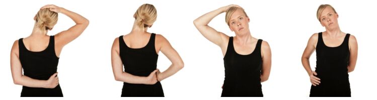 Exercise for osteochondrosis to relieve tension in the neck muscles